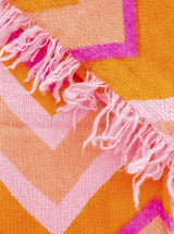 Zwillingsherz XXL - Schal - 100% Kaschmir Pink-Orange