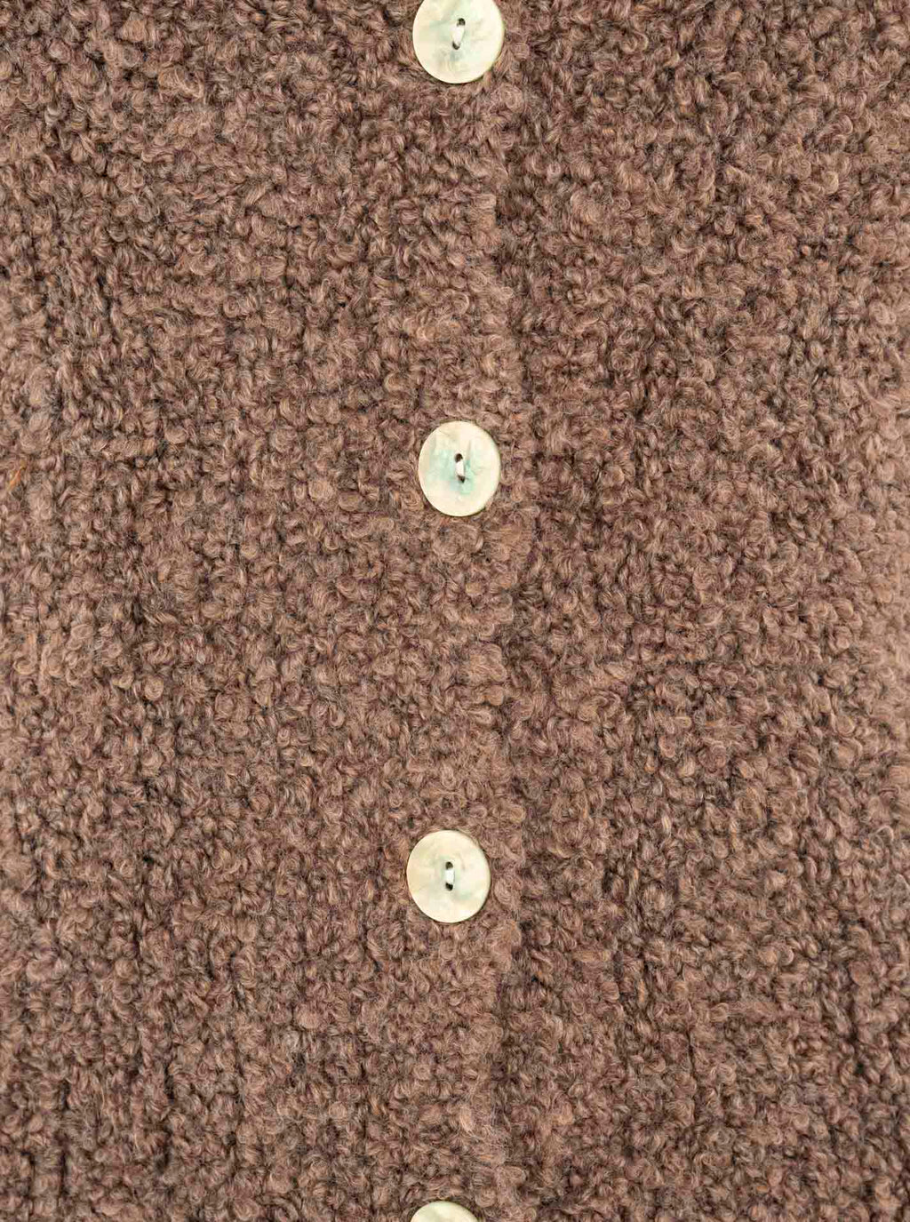Zwillingsherz - Kuschel-Cardigan  - Braun