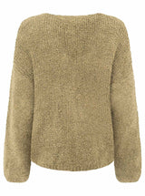 Zwillingsherz - Kuschel-Cardigan  - Khaki