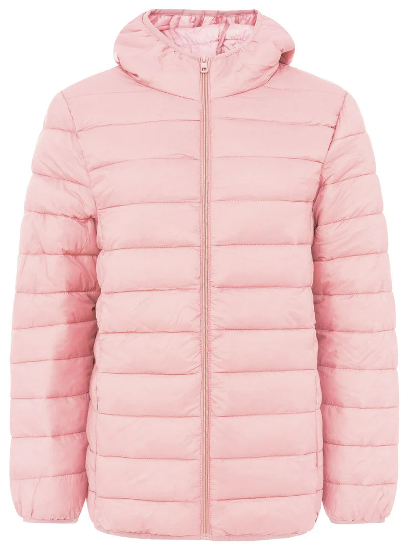 Zwillingsherz - Steppjacke kurz "Basic" in Rosa
