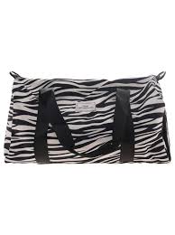 Zwillingsherz Weekender Tasche - Zebramuster Schwarz-Weiß - 30x50cm | Steffis Fashionlieblinge