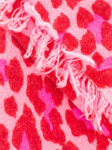 Zwillingsherz XXL Fransenschal aus 100% Kaschmir "Leo" - Farbe Bubblegum