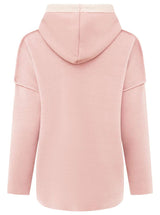 Zwillingsherz Double-Face-Hoodie " Positive Mind" Rosa | Damen Hoodie