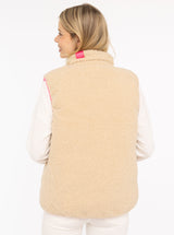 Zwillingsherz Wende - Weste "Teddy" Schwarz