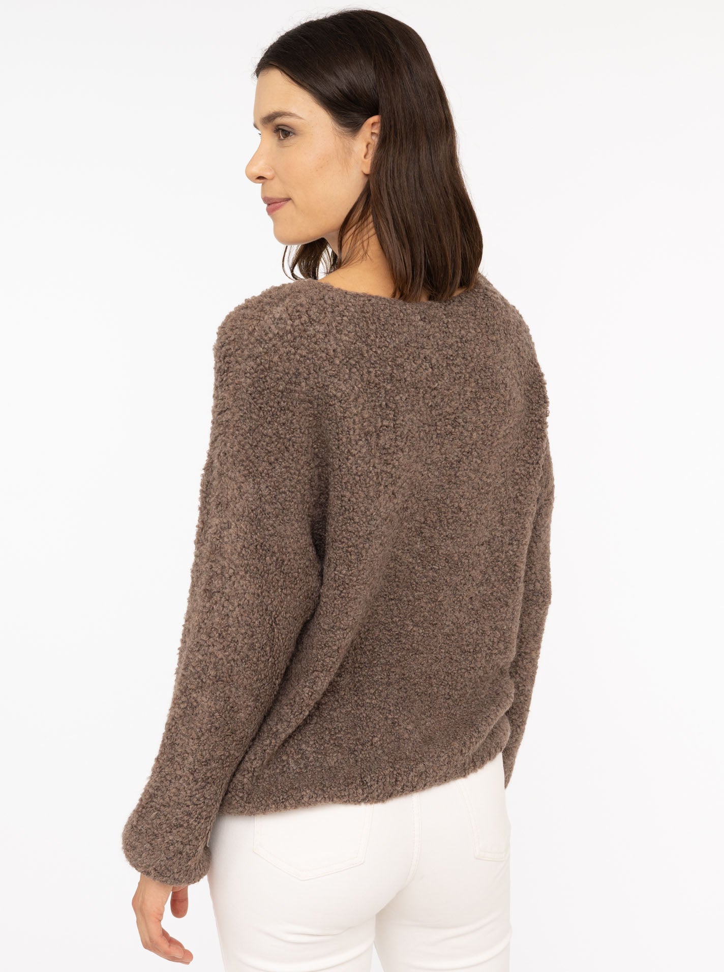 Zwillingsherz - Kuschel-Cardigan  - Braun