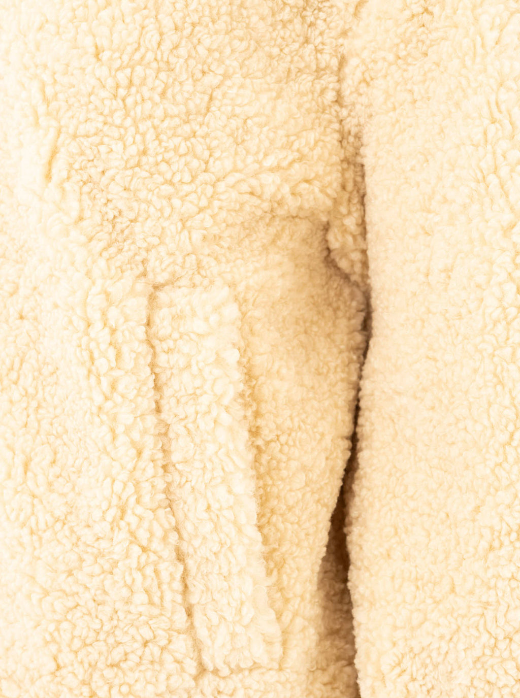 Zwillingsherz Teddy-Jacke mit Kapuze - Beige