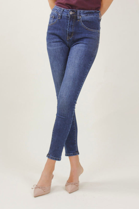Jeans "Skinny" Dark Denim