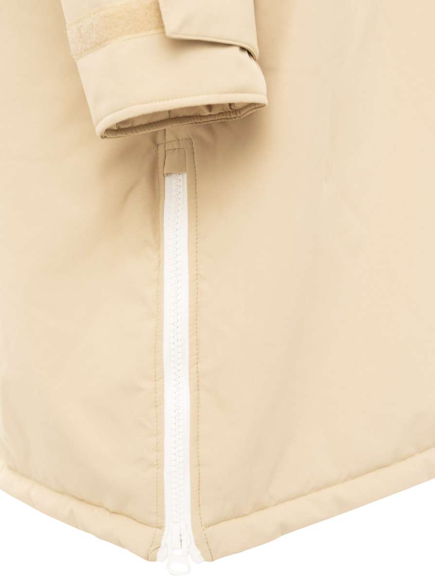 Neue Kollektion!! Oversize Windjacke "Surferjacke" in Beige mit Teddyfutter von Zwillingsherz