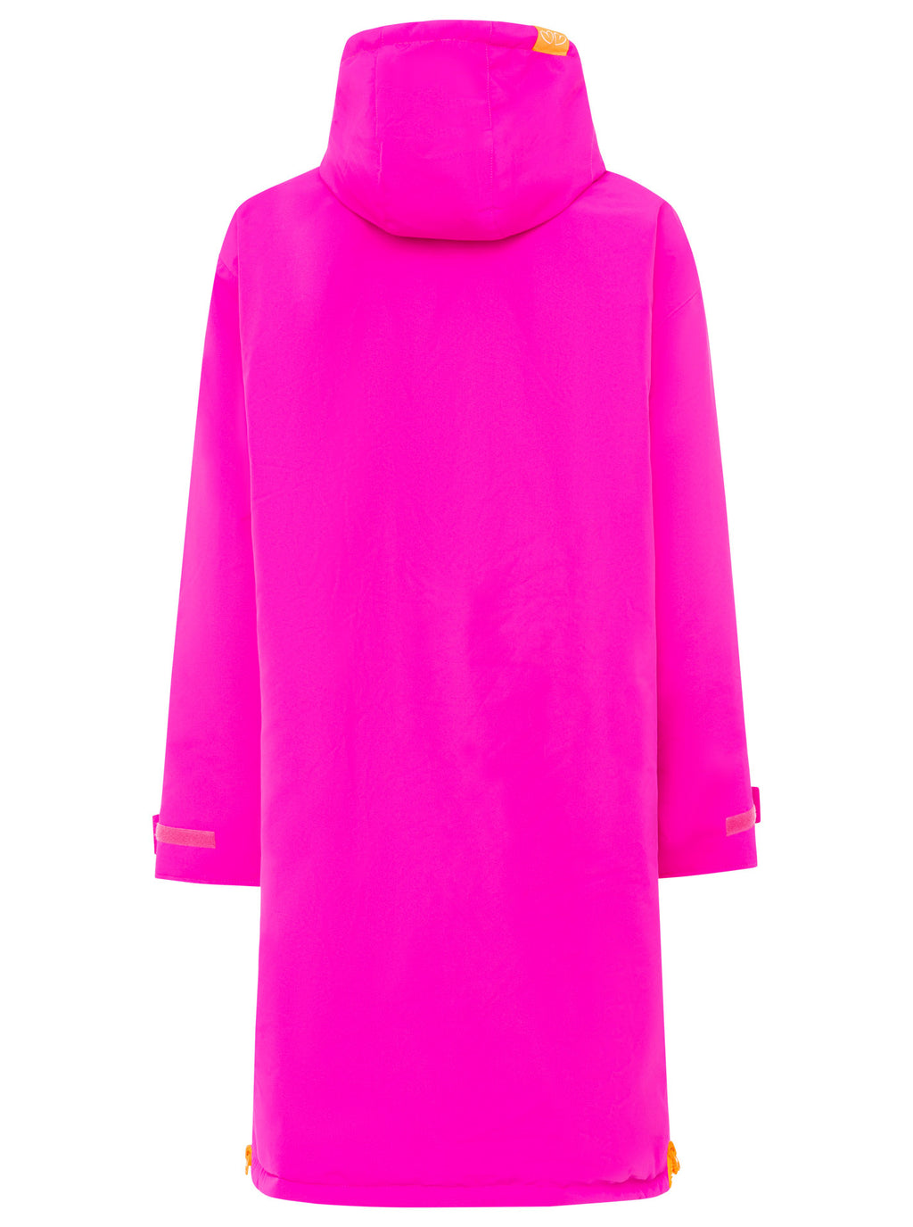 Oversize Windjacke "Surferjacke" in Neonpink mit Teddyfutter von Zwillingsherz