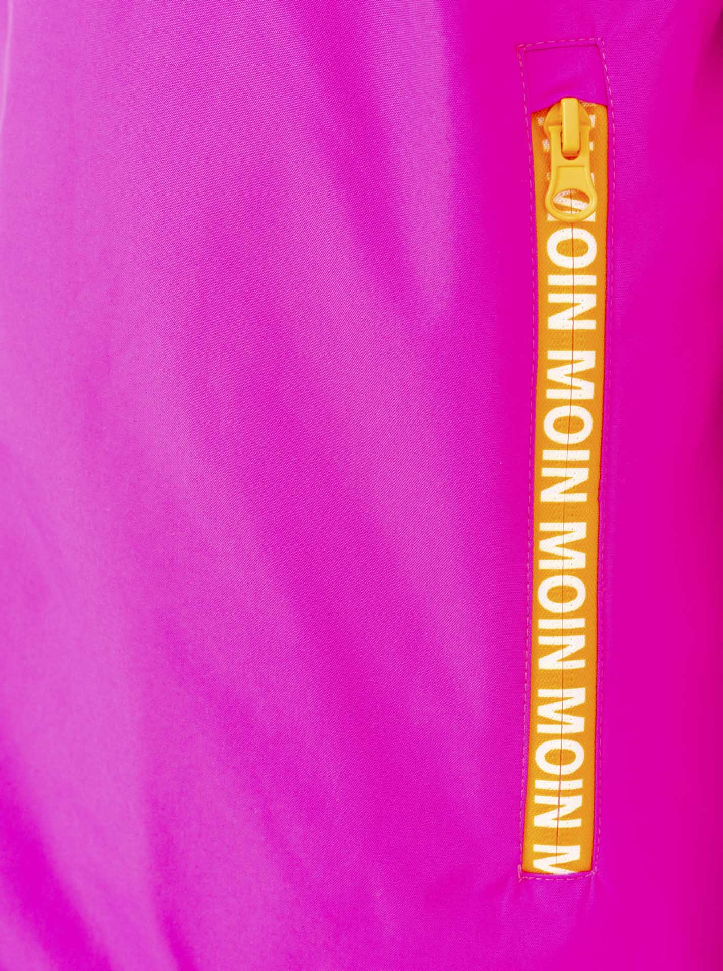 Oversize Windjacke "Surferjacke" in Neonpink mit Teddyfutter von Zwillingsherz