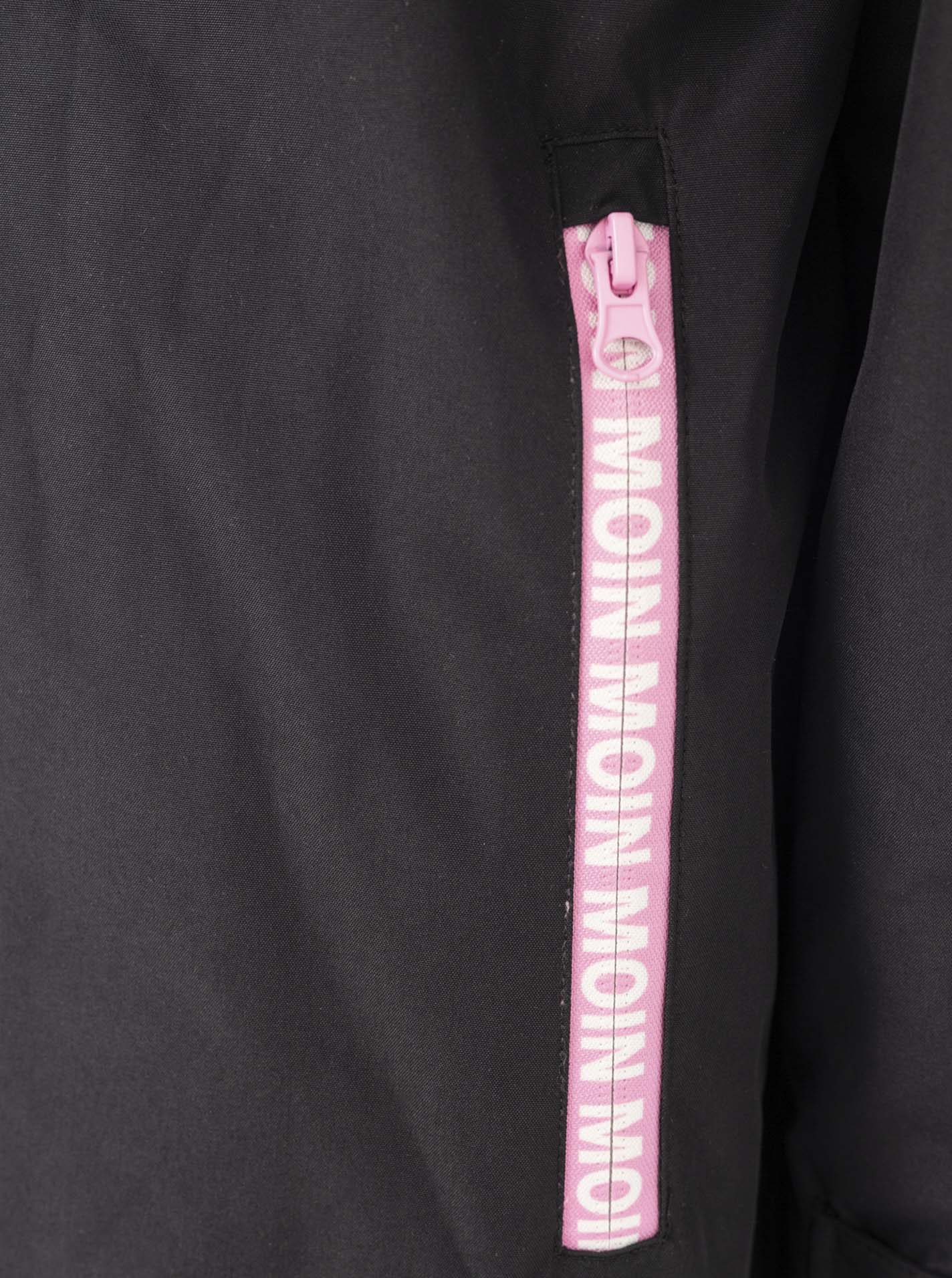 Oversize Windjacke "Surferjacke" in Schwarz mit Teddyfutter von Zwillingsherz