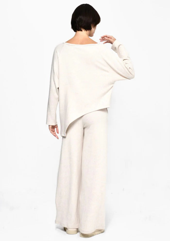 Rose Mode - Luxuriöser Pullover mit Fadendetails und Strasssteinen - Beige