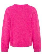 Zwillingsherz - Rundhalspullover - kuschlig weich - Pink