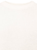 Zwillingsherz - Rundhalspullover - kuschlig weich - Winter-Weiß