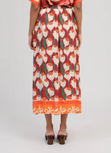 Ange Paris Midirock Rivila Rosa Blumenprint