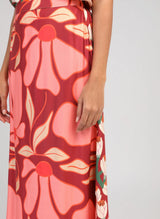 Ange Paris Midirock Rivila Rosa Blumenprint