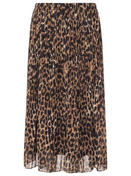 Zwillingsherz Plissee-Rock Leopard für wilde Styles