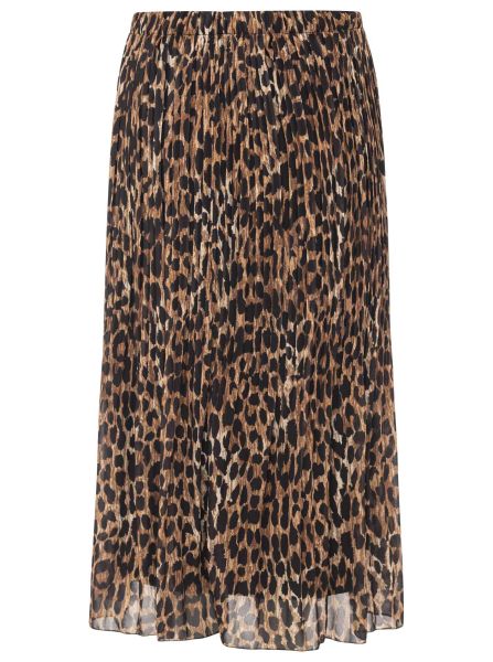 Zwillingsherz Plissee-Rock Leopard für wilde Styles