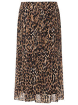 Zwillingsherz Plissee-Rock Leopard für wilde Styles