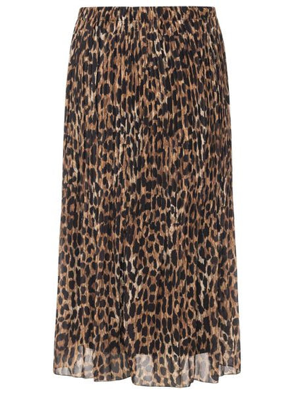 Zwillingsherz Plissee-Rock Leopard für wilde Styles