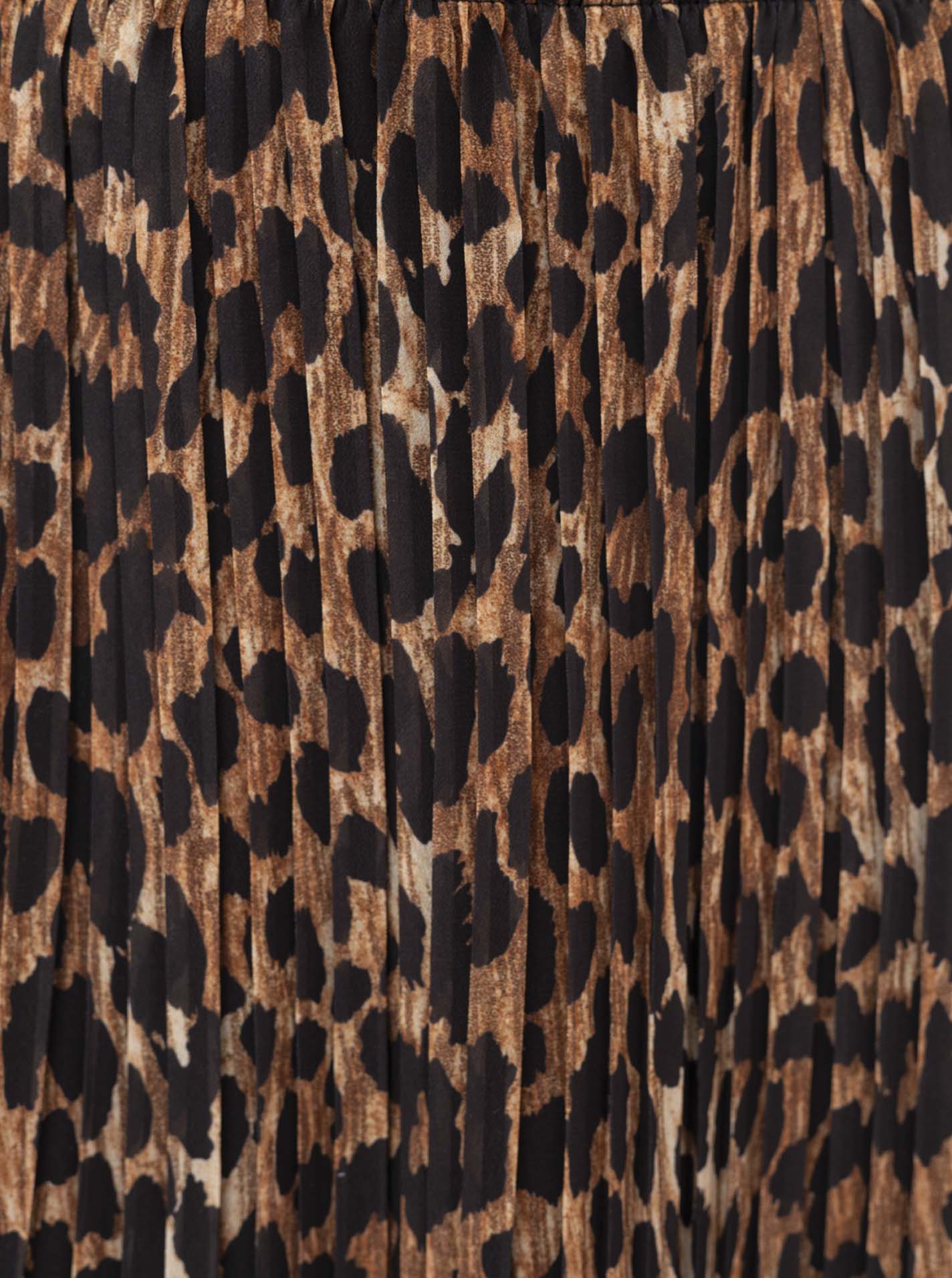 Zwillingsherz Plissee-Rock Leopard für wilde Styles