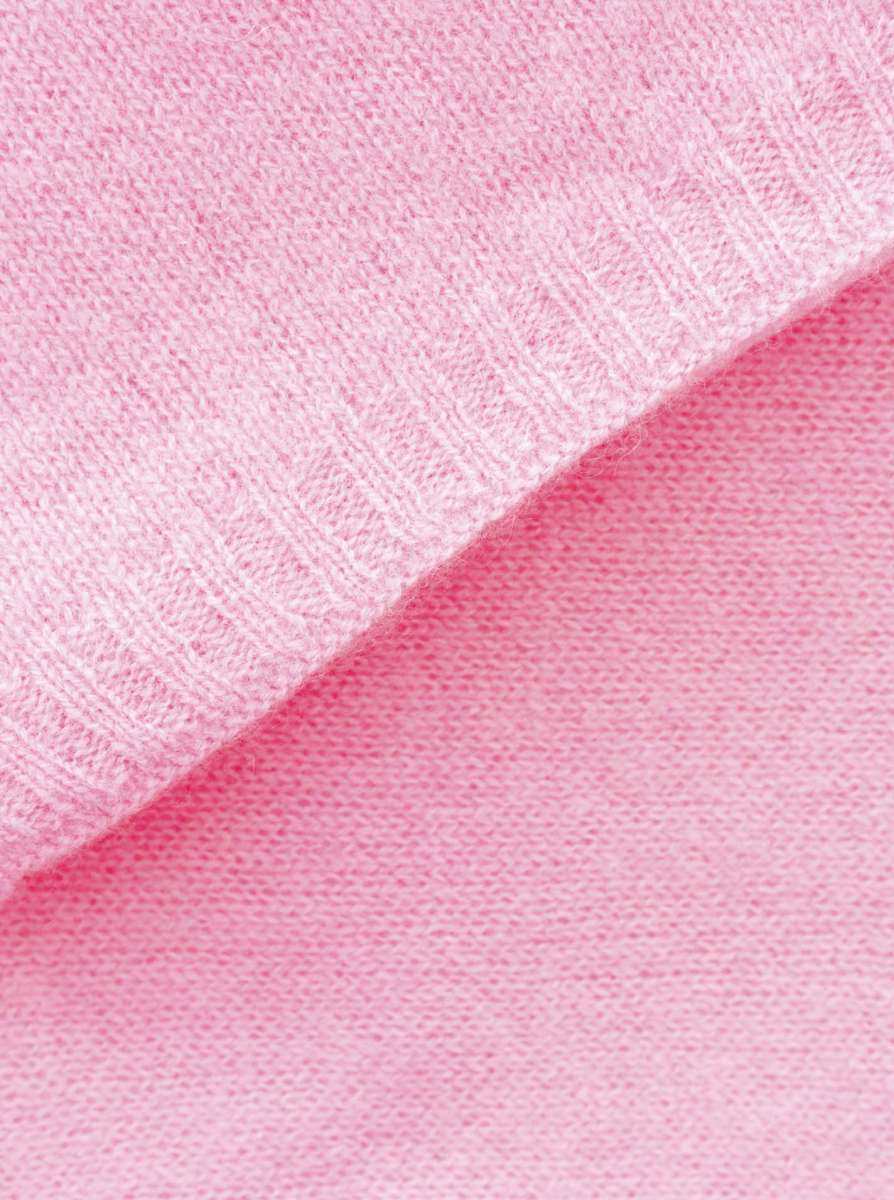 100% Kaschmir-Schal Classic Uni - Bubblegum Pink