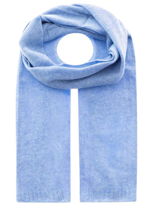 100% Kaschmir-Schal Classic Uni - Hellblau