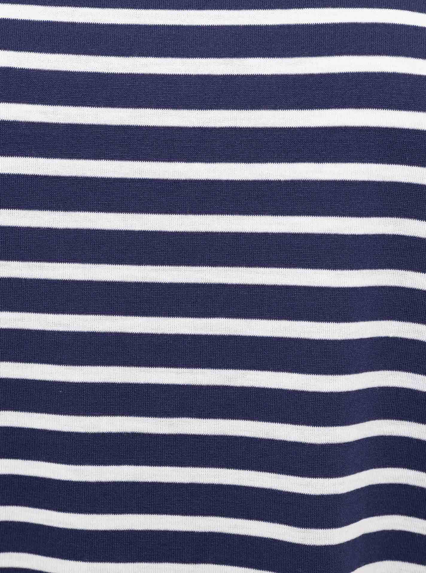 Zwillingsherz Streifen-Shirt - Maritimer Look aus Viskose - Mix - One Size - Navy