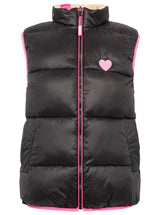 Zwillingsherz Wende - Weste "Teddy" Schwarz