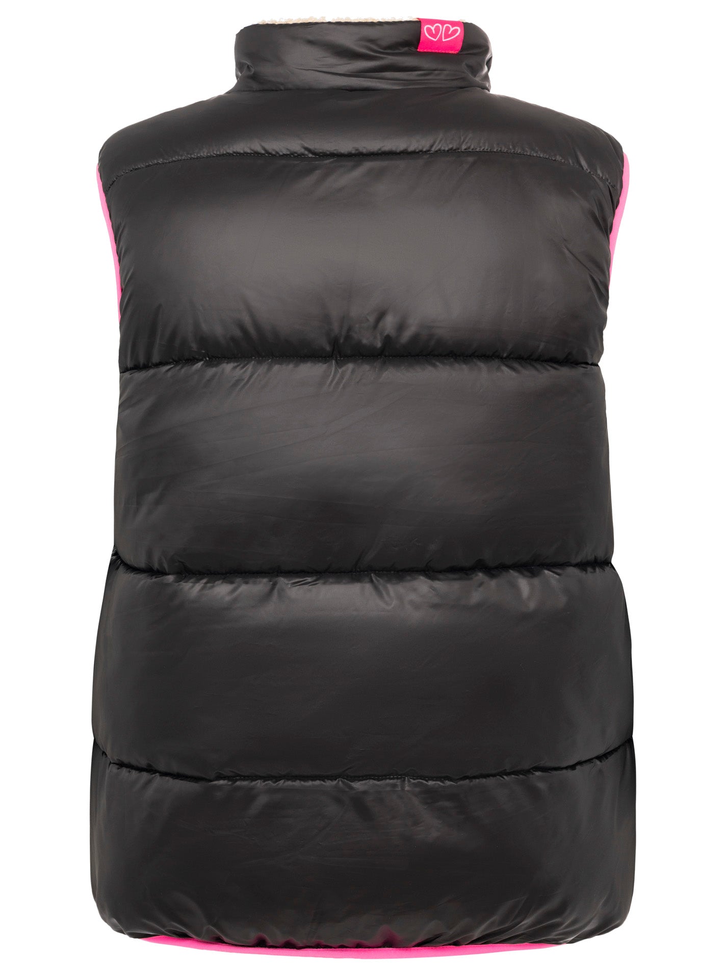 Zwillingsherz Wende - Weste "Teddy" Schwarz