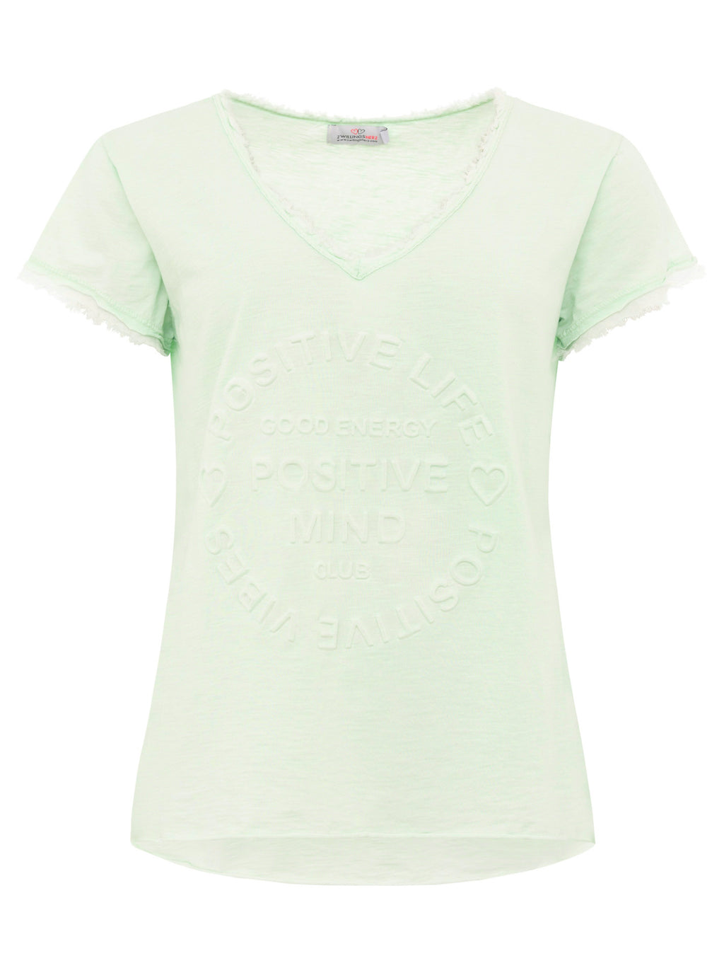 Zwillingsherz T-Shirt - Positive Mind Club - Mint