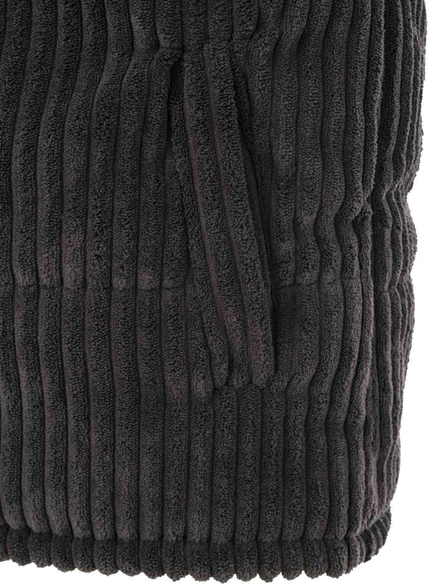 Zwillingsherz Cord Weste "Herbstzeit" Schwarz | Damen Steppweste