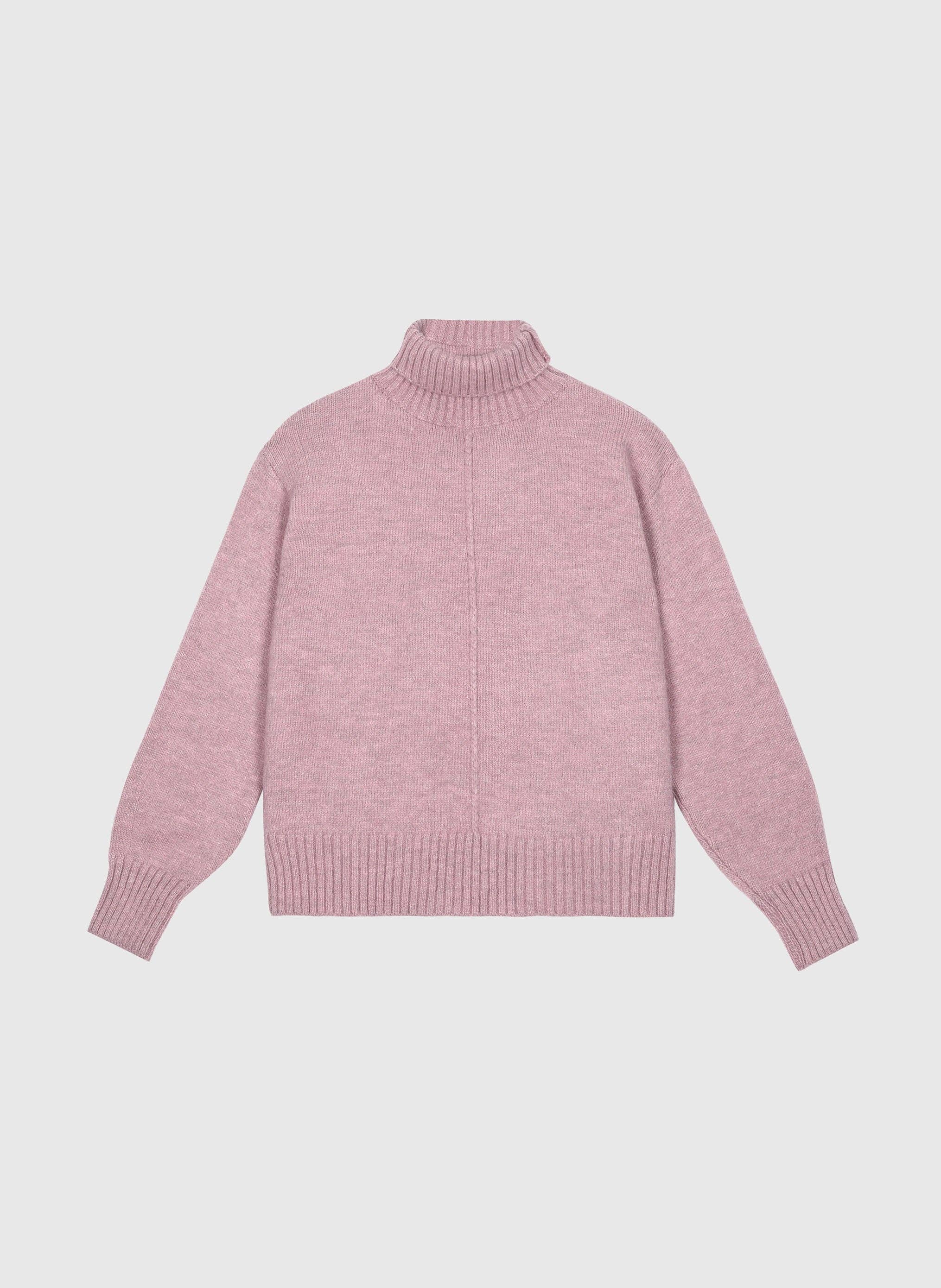 AN´GE Paris - Rollkragenpullover "Lipy" in Rosa