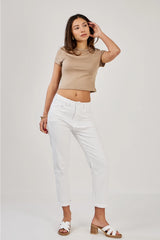 Ana & Lucy MOM FIT-Jeans Julia High Waist - Weiß