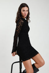 Susy Mix - Kleid aus Spitze - Schwarz