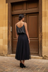 Choklate Paris Tüllrock Amber Slim Fit Schwarz