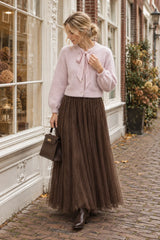 Choklate Paris Tüllrock Maria Choco Tall Fit für große Frauen – Gr. 36–44