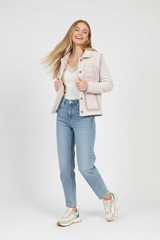 An´ge Paris ASTURIAL Langarmshirt Ecru Produktfoto