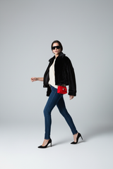 An'ge Paris Kunstfelljacke Candice Schwarz