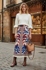 Ange Paris Langer Rock ROBINETA Galatea Blau
