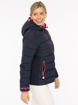 Zwillingsherz - Steppjacke "Moin Moin" in Dunkelblau