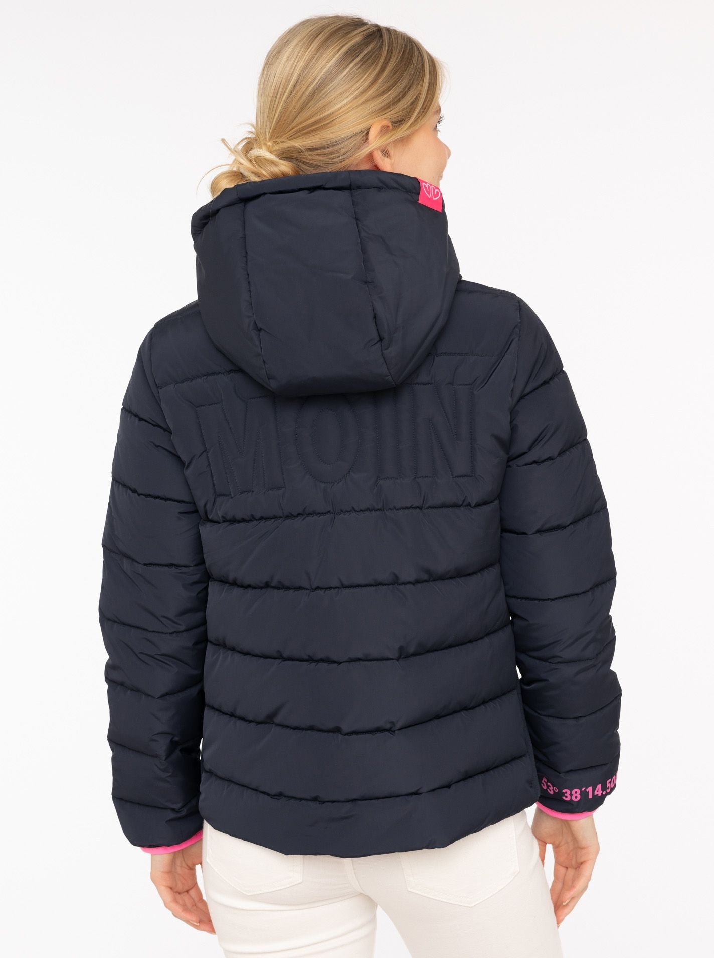 Zwillingsherz - Steppjacke "Moin Moin" in Dunkelblau