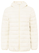 Zwillingsherz - Steppjacke kurz "Basic" in Creme-Weiß