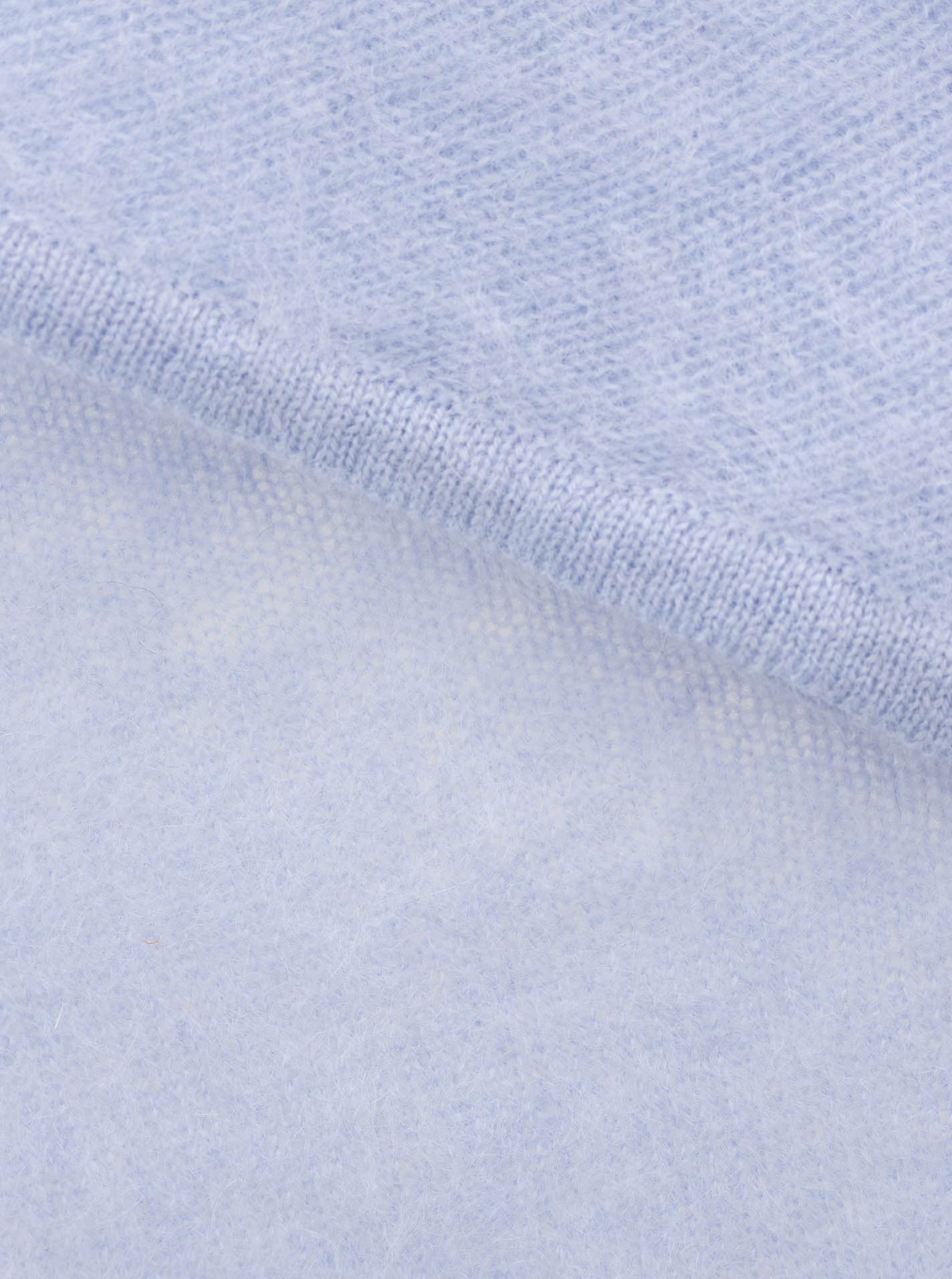 Zwillingsherz Halstuch aus 100% gebürstetem Kaschmir Hellblau