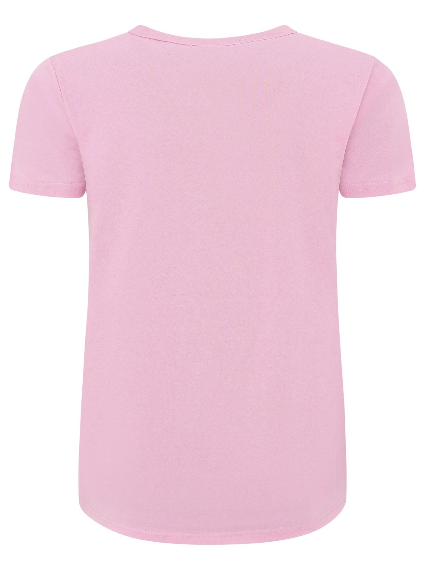 Zwillingsherz T-Shirt Wild Heart Rosa -  Leoparden-Stickerei