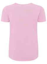 Zwillingsherz T-Shirt Wild Heart Rosa -  Leoparden-Stickerei