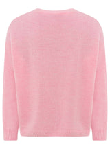 Zwillingsherz Pullover Wollmix "Lets Go Girls" Rosa | Statement-Strick