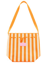 Zwillingsherz Schultertasche Stripes - Orange