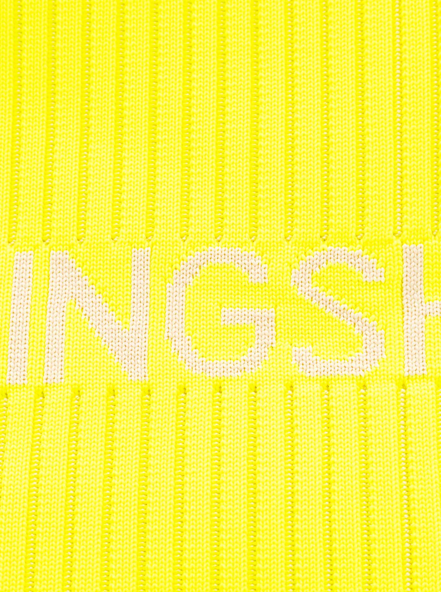 Zwillingsherz Shopper Tasche Neon Gelb