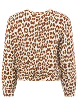 Zwillingsherz Zipper Jacke Musselin Leo Beige